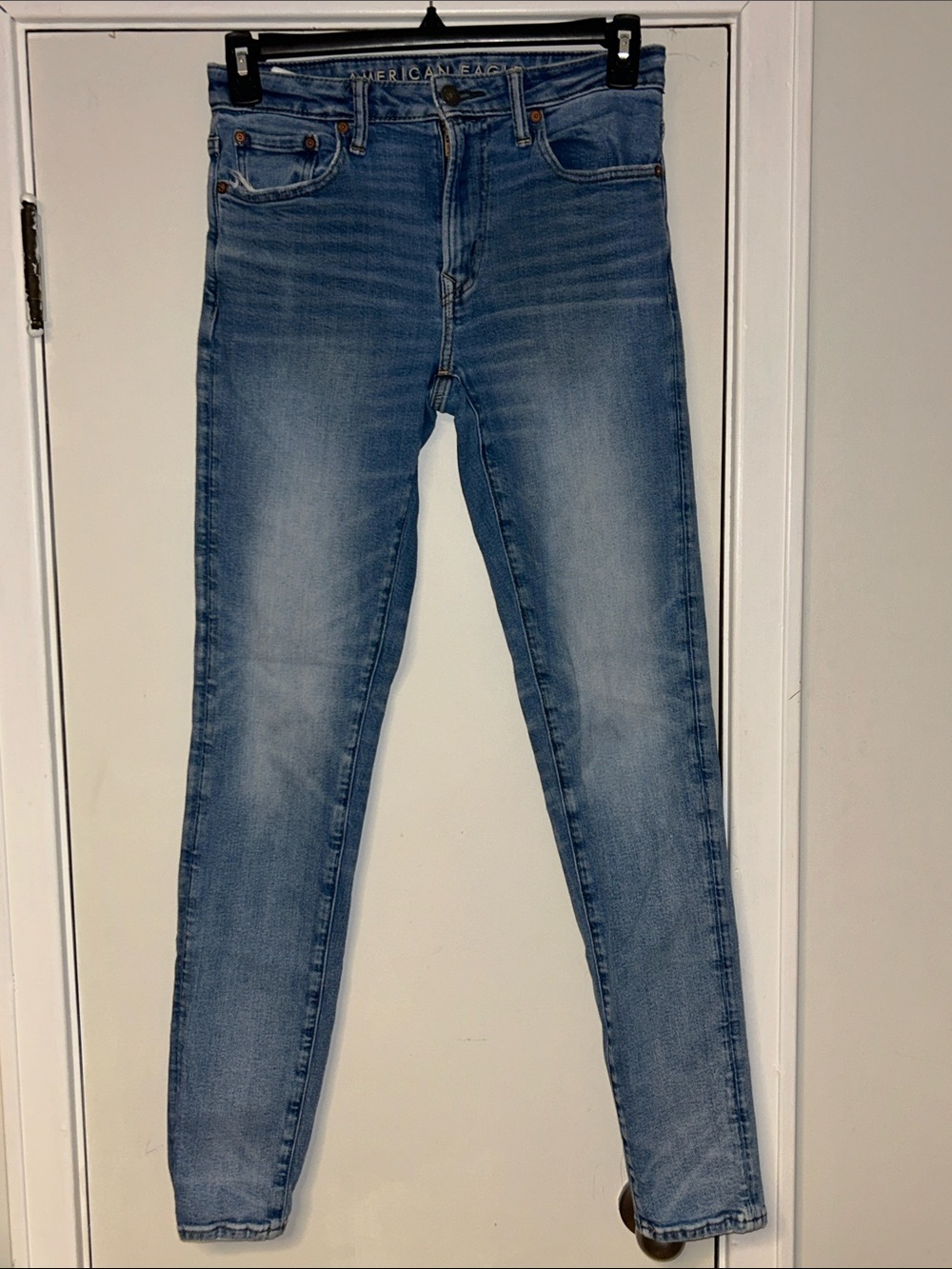 American Eagle Outfitters Men’s Skinny Jeans - Light Blue Wash - Size 29x34